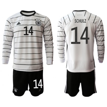 Camisetas Alemania Nico Schulz 14 Niños Primera Equipacion Eurocopa 2020 Manga Larga
